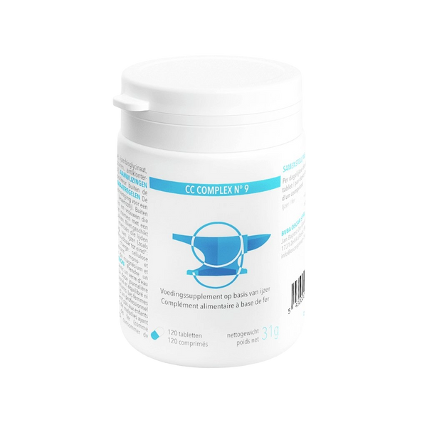 Fer bisglycinate - 120 Comprimés - 4 mois de cure - Oscar Bvba